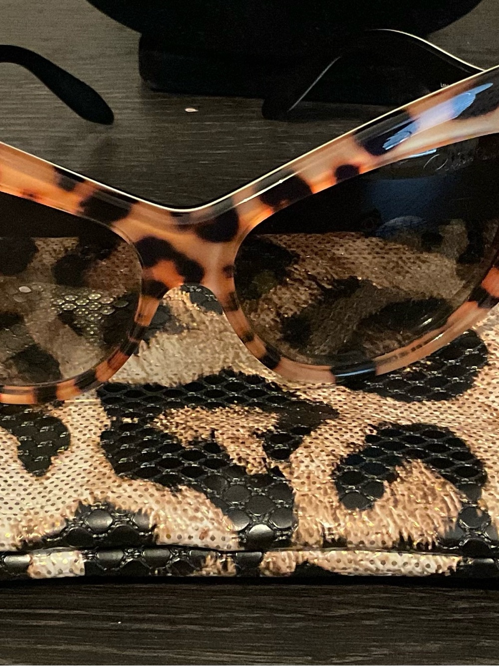 Roberto Cavalli Tortoiseshell Sunglasses in Brown and Black